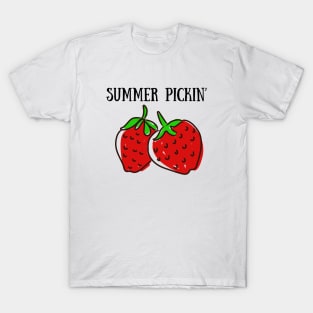 Strawberries, Fruit, Summer Picking, Harvest, Agriculture, Summer T-Shirt